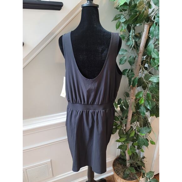 Aryn K Sleeveless Fit Flare Dress Women Medium Black Party Cocktail Formal - Picture 12 of 15